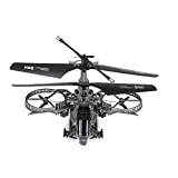 JERFER Rc Elicottero 3,5 Canale Infrarosso GHz Crash Fighter Bambino Elettrico Giocattolo Drone