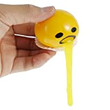 Jetclutch Funny Stress Relief Toy Vomiting Sucking Lazy Egg Yolk Vent Decompression Squeeze Toy Fidget Sensory Toy Novelty Cute Relief ...