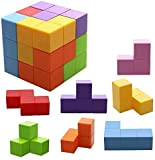Jhua Giocattoli Magnetici Magic Kubes Magnete Blocchi per Bambini Magnetic Building Blocks Mattoni Giocattolo per Adulti, Antistress, Puzzle educativi