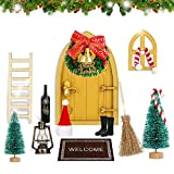 JIASHA Ornamenti di Natale Dollhouse, 14 Pezzi Ornamenti in Miniatura di Natale Set di Gnomi in Miniatura Decorazione Natalizia in ...