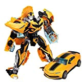 JIGFLY Bumblebee, Uno dei Quattro Ufficiali di Autobot Direttamente sotto Optimus Prime, Transformer Autobots Action Figure Moro Robot Model Toy ...