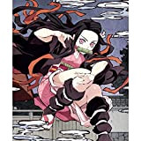 Jigsaw Demon Slayer 300/500/1000 Pezzi per Adulti e Adolescenti Puzzle di Anime Giapponesi Divertenti Giochi per Famiglie AJ81 (Color : ...