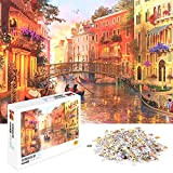 Jigsaw Puzzle 1000 pezzi per adulti adolescenti, 1000P Puzzle Classici (Venezia romantica)