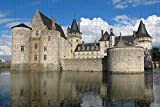 Jigsaw Puzzle for Adults France Castle Sully Sur Loire Puzzle 1000 Piece Wooden Travel Souvenir