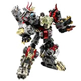 JINJIND Giocattoli Transformers, 5 in 1 Transformation Action Figure Toy Toy Dinoking Movie Modello Grimlock Slag Sulge Swoop Snarl Dinobots ...