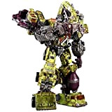 JINJIND Giocattoli Transformers, 6 in 1Transformation Action Figure Toy Devastator Combiner Robot Battle Damage Ver.Modello 43 cm Auto di deformazione ...