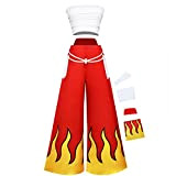 JOHLCR Costume Cosplay Anime Fairy Tail Erza Scarlet Halloween Carnival Costume Cosplay Impostato- Compresi Pantaloni + Bende + Accessori per ...