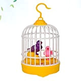 jojofuny Giocattolo educativo per bambini e bambini, con uccellini in gabbia, giocattolo per il controllo della batteria, per i bambini