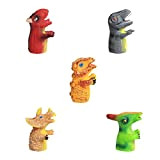 jojofuny Puppet di Dito Giocattoli Realistici Della Testa di Dinosauro per I Bambini per Bambini di Compleanno per Bambini.