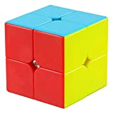 JOPHEK Cubo Magico 2x2, Cubo Senza Adesivo 2x2x2 Cubo Originale Speed Cube Puzzle Cube, Più Veloce & Più Professionale