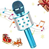 JOPHEK Microfono Karaoke per Bambini, Ragazzi Ragazze Microfono Regalo Giocattoli, Bluetooth Portatile Karaoke per 5-12 Anni Regalo di Compleanno per ...