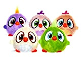 Joy Toy- Angry Birds Hatchlings Slammers 8 Cm Peluche con Suono, Multicolore, 57131