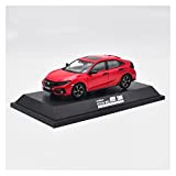 JPJBY 1:43 per Honda Civic Alloy Simulation Car Model Toy Collection Decorazione del Desktop Modellino Auto (Color : Red)