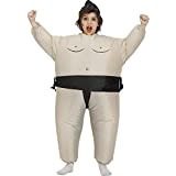 JUEJIAZKIY Costume da Lottatore di Sumo Gonfiabile Costume da Sumo Gonfiabile per Adulti Costume da Sumo Halloween Costume da Esplosione ...