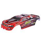 JUJNE RC Car Body Shell per XINLEHONG XLH 9116 S912 GPTOYS 9116 S912 9116 S912 1/12 RC Ricambi auto, rosso