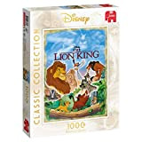 Jumbo- Classic Collection-The Lion King Puzzle, Colore Black, 18823