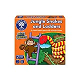 Jungle Snakes & Ladders - Gioco educativo di Numeri e Conteggio per bambini da 4 a 7 anni (Edizione Inglese)
