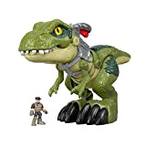 Jurassic Park Imaginext T-Rex dalla Grande Bocca, con Personaggio, Giocattolo per Bambini 3+ Anni, GBN14