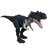 Jurassic World Dominion Attacco Ruggente - Rajasauro action figure dinosauro carnivoro con ruggito, Collo che si allunga, Per gioco classico ...