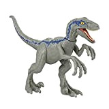 Jurassic World Dominion - Dinosauro Animali feroci "Velociraptor Blue" - Dinosauri per bambini articolato da 18 cm novità pack bestial ...