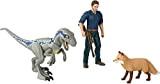 Jurassic World Dominion Human & Dino Pack Owen & Velociraptor Beta & Accessori, Figure d'azione autentiche, Giunti mobili, Età 4 ...