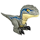 Jurassic World - Dominion UncagedCreature RuggentiVelociraptor Beta dinosauro elettronico interattivo, personaggio con fauci mobili e suoni, risponde al tocco, Giocattolo ...