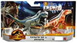 Jurassic World Dominion Velociraptor Blue vs Atrociraptor Dino Battle 2 figure di dinosauro HFY46