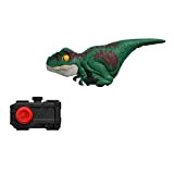 Jurassic World - Il Dominio UncagedClick TrackerVelociraptor Action Figure, verde, con movimenti interattivi, suoni e controllo clic, Giocattolo per Bambini ...