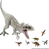Jurassic World - Indominus Rex Super Colossale, Dinosauro Articolato Alto 45,72 cm e Lungo 104,14 cm, Giocattolo per Bambini 4+ ...