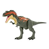 Jurassic World Morso Estremo, Dinosauro Albertosaurus Attivabile, Giocattolo per Bambini 4+Anni,GVG67