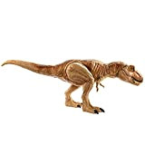 Jurassic World- T-Rex Ruggito Epico, Tirannosauro Articolato con Azione Primal Attack, Suoni e Vibrazioni, Giocattolo per Bambii 4+Anni, GJT60