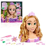 Just Play Disney Princess Basic Rapunzel - Testine per acconciare la testa, dai 3 anni in su