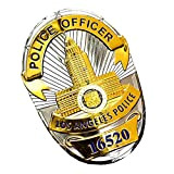 JXS Replica del Distintivo di Los Angeles, Fatto di Rame, Distintivo LAPD, Raccolta di medaglie Metalliche Militari