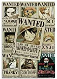 JYSHC Legno Jigsaw Puzzle 1000 Pezzi Anime One Piece Wanted Poster Adulti Giocattoli per Bambini Gioco di Decompressione Fj120Qx
