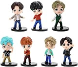 K-Pop BTS - Mini figure di Bangtan Boys Tortello Cake Topper Mini Personaggio in PVC, Gioco Boys Figure giocattoli per ...