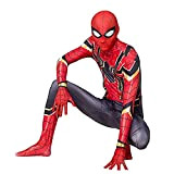 KACLCH Festivo Party cosplay Costume da supereroe No way home Iron Spider per bambini, Travestimento Tuta fantasia Disguise jumpsuit Halloween ...
