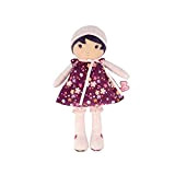 Kaloo - Tendresse - Mia 1a bambola in tessuto viola - Bambola di straccio 32 cm - Abito floreale - ...