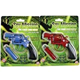 Kandy Toys - Pistola giocattolo con pallini e silenziatore Spy Mission