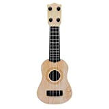 KANUBI Ukulele giocattolo per bambini, strumento educativo, chitarra giocattolo per bambini, a quattro corde, chitarra ukulele