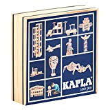 Kapla - Confezione da 100 mattoncini in legno per giocare a costruire