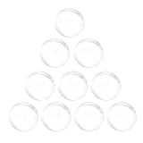 karrychen for NTAG215 RFID Round Transparent Plastic Coin Capsules Case 25mm Acrylic Mater