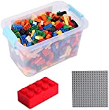 Katara 1827 - Set 520 Mattoncini 4x2 Base Scatola Compatibile Lego, Sluban, Papimax, Q-Bricks - Multicolore