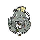 KDDFN Fullmetal Alchemist Anime Distintivo, Alphonse Elric Spille Icone Distintivi Cartoon Cosplay Badges per Gli Appassionati di Anime Accessori Decorativi ...