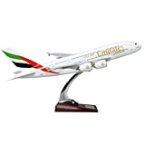KDMB Modello di Aeroplano 45 Cm Emirato Aerei di Linea A380 Emirato Airlines Modello Aereo Aereo Giocattolo per Bambini Scatola ...