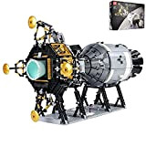 KEAYO Technik Apollo 11 - Modellino di nave, modello Mould King 21006, 7011 pezzi, grande veicolo spaziale lunare, compatibile con ...