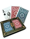Kem- Arrow Narrow Jumbo Index 2 Mazzi di Carte di Poker di qualità Premium, Colore Rosso e Blu, Bridge 57x88 ...