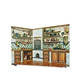 Keranova keranova291 – 04 – 26 x 20 x 15 cm Clever Paper Doll House e Collezione di mobili Cucina Stanza Box 3D Puzzle (2 Pezzi)