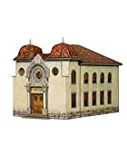 Keranova keranova334 Scala 1: 87 11 х 12 х 17 cm Intelligente Carta Templi del Mondo sinagogue in Delemont 3D Puzzle (48)