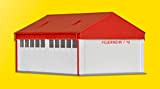Kibri 38542 - Modellismo Ferroviario, Piccolo Garage dei Pompieri, Scala H0