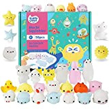 KIDDYCOLOR 50 Pezzi Mochi Squishy Toys Kawaii Animal Soft Squeeze Toy per Bambini Giocattoli Antistress per Adulti